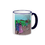 Paseo de domingo taza de café