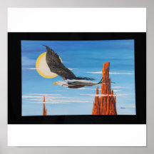 Paseo de Eagle Poster