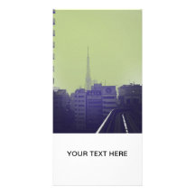 Paseo de la ciudad de Tokio Tarjeta Fotográfica Personalizada