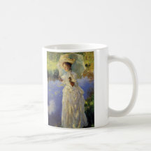 Paseo de la mañana de John Singer Sargent Tazas De Café