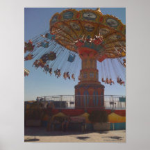 Paseo de Santa Cruz Poster