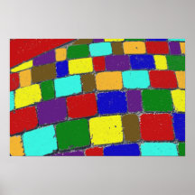 Paseo del B-Color Poster