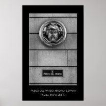 PASEO DEL PRADO, MADRID, ESPANA POSTERS