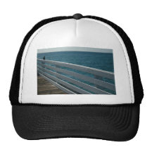 paseo marítimo del océano gorra