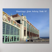 Paseo marítimo del parque NJ de Asbury - convenio  Impresiones