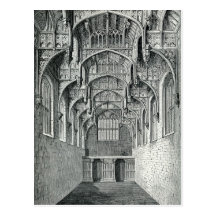 Pasillo del palacio del Hampton Court Postales