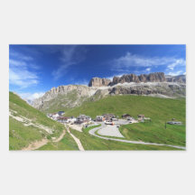Paso y montaña de Pordoi Rectangular Altavoz