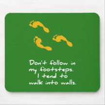 Pasos sarcásticos Mousepad