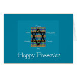 ¡Passover feliz! - Estrella del David-mosaico Felicitacion
