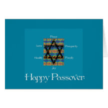 ¡Passover feliz! - Estrella del David-mosaico Felicitacion