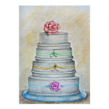 pastel de bodas invitación personalizada