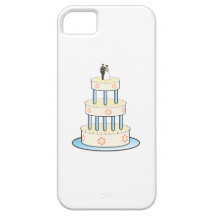 Pastel de bodas iPhone 5 protectores