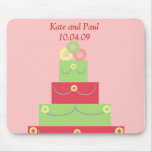 PASTEL DE BODAS MOUSEPAD ALFOMBRILLAS DE RATONES