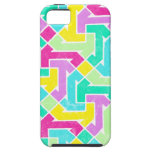 Pastel geométrico del acimut iPhone 5 Case-Mate fundas