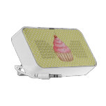 Pasteles un Doodle de Polkadots Laptop Altavoz