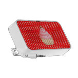 Pasteles un Doodle de Polkadots Laptop Altavoz