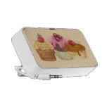 Pasteles un Doodle de Polkadots Mini Altavoces