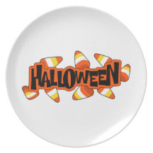 Pastillas de caramelo de Halloween Plato