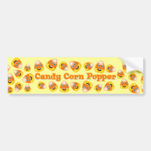 Pastillas de caramelo sonrientes Popper Etiqueta De Parachoque