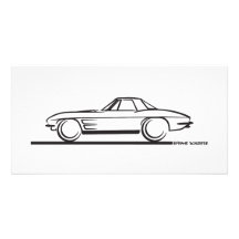 Pastinaca 1963 del Corvette Hardtop Tarjeta Con Foto Personalizada