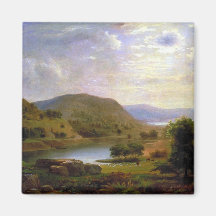 Pasto del valle por Duncanson Imanes Para Frigoríficos