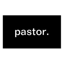 Pastor Plantillas De Tarjetas De Visita