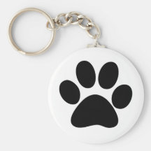 Pata animal llavero personalizado