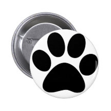 Pata animal pin