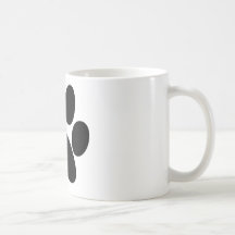 Pata animal tazas de café