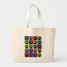 pata del perro coloreada bolsas