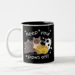 ¡Patas apagado! (Gatos) Tazas