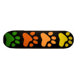 Patas coloridas patineta personalizada