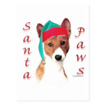 Patas de Basenji Santa Postal