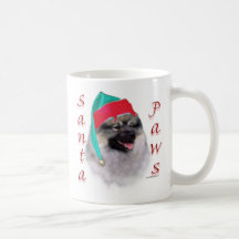 Patas de Santa del Keeshond Taza