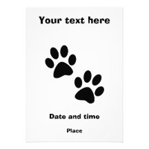 Patas Invitacion Personalizada