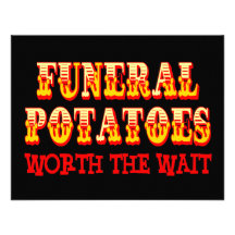 Patatas fúnebres digno de la espera invitaciones personalizada