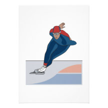 patinador de la velocidad anuncio