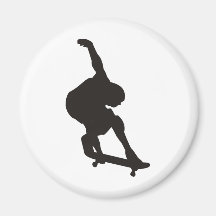Patinador Imán De Frigorifico