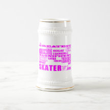 Patinadores de los chicas: Patinador más grande ro Tazas