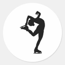 Patinaje artístico pegatina