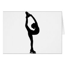 Patinaje artístico tarjetón