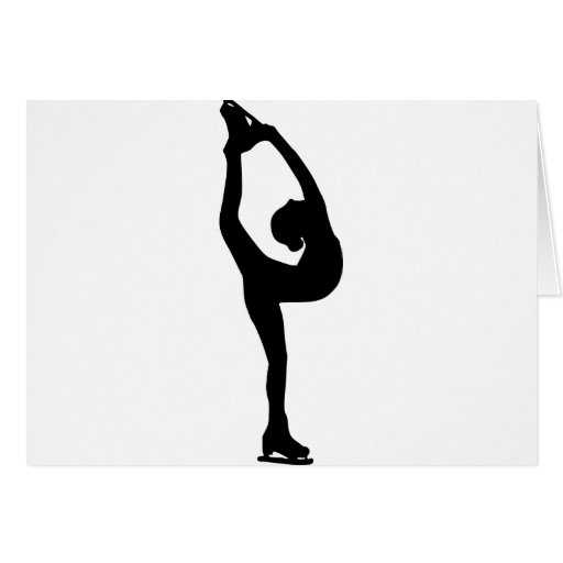 Patinaje artístico tarjetón