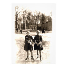 Patinaje de hielo de 1925 novias anuncios  