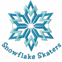 Patinando, esquiando, logotipo del personalizado d