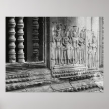 Patio interno de Angkor Wat Poster