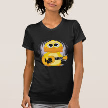 Pato (acústico) de la guitarra camiseta