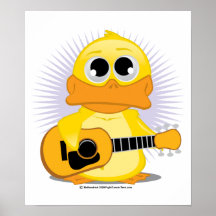 Pato (acústico) de la guitarra impresiones