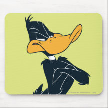Pato de Daffy con los brazos cruzados Alfombrillas De Ratones