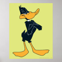 Pato de Daffy con los brazos cruzados Posters