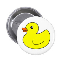 Pato de goma amarillo pins